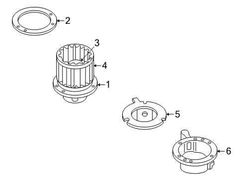 2007 Mercury Mariner Blower Motor & Fan, Air Condition Diagram 2 - Thumbnail