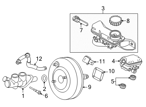 2010 Mercury Milan Dash Panel Components Diagram 3 - Thumbnail