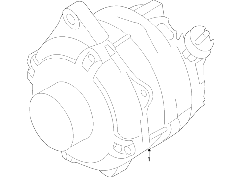 2020 Lincoln Aviator Alternator Diagram 1 - Thumbnail