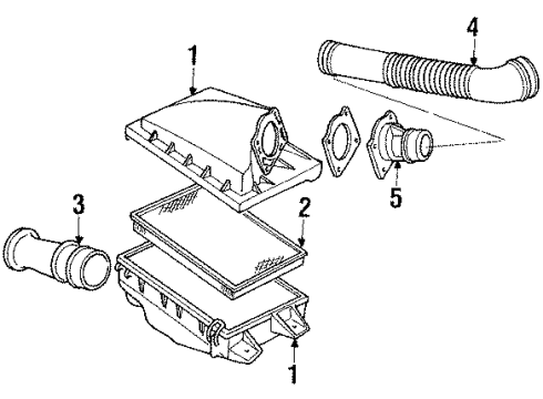 1990 Lincoln Town Car Air Intake Diagram