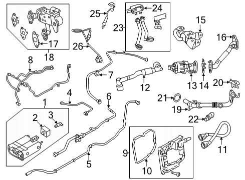 2020 Lincoln Corsair EGR System, Emission Diagram 2 - Thumbnail