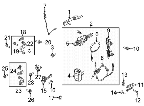 2023 Ford F-150 Lock & Hardware Diagram 2 - Thumbnail