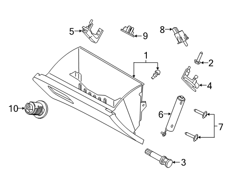 2023 Ford Ranger Glove Box Diagram