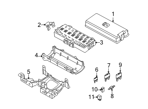 2006 Lincoln Mark LT Electrical Components Diagram 2 - Thumbnail