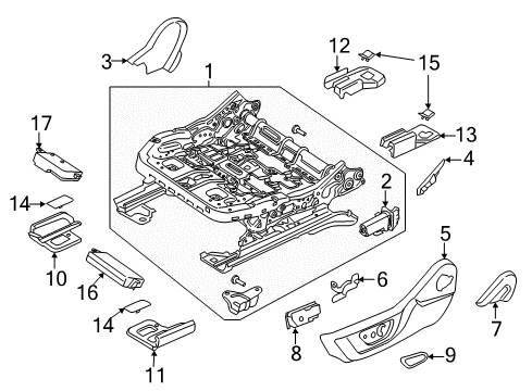 2017 Ford Mustang Power Seats Diagram 2 - Thumbnail