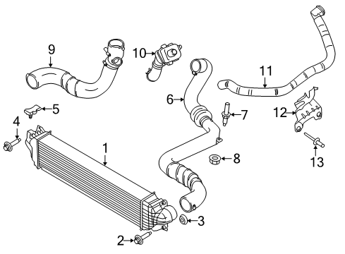 2014 Ford Fusion Intercooler, Cooling Diagram 3 - Thumbnail