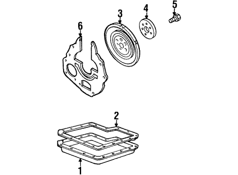 1994 Ford Ranger Disc Assembly - Clutch Diagram for F3TZ-7550-B