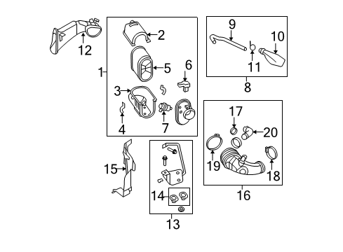 2010 Ford F-350 Super Duty Filters Diagram 2 - Thumbnail