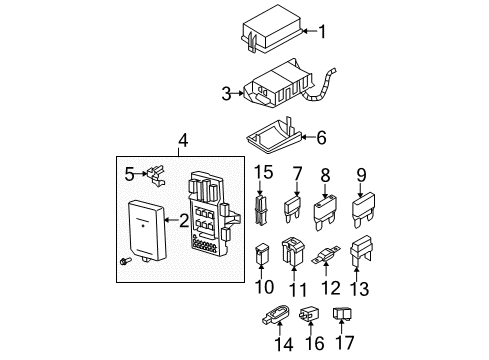 2005 Ford F-150 Flashers Diagram