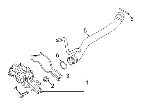 2016 Ford Edge Water Pump Diagram 3 - Thumbnail