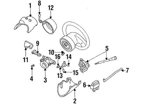 1994 Ford Ranger Switches Diagram 2 - Thumbnail