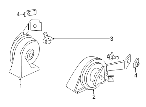 2020 Lincoln MKZ Horn Diagram