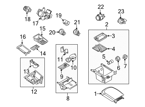 2010 Ford Taurus Cylinder - Private Lock Diagram for 2L2Z-11582-B