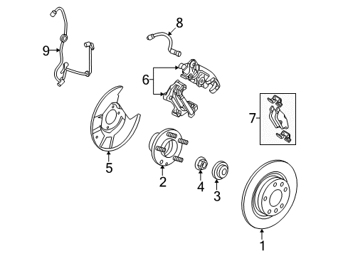 2006 Ford Fusion Rear Brakes Diagram