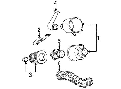 1996 Ford Ranger Filters Diagram 3 - Thumbnail