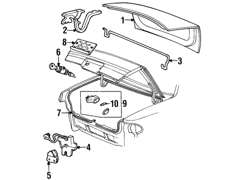 1997 Lincoln Continental Trunk Diagram