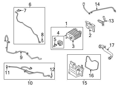 2014 Ford Escape Emission Components Diagram 2 - Thumbnail