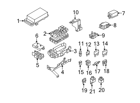 2012 Ford E-250 Fuse & Relay Diagram 1 - Thumbnail