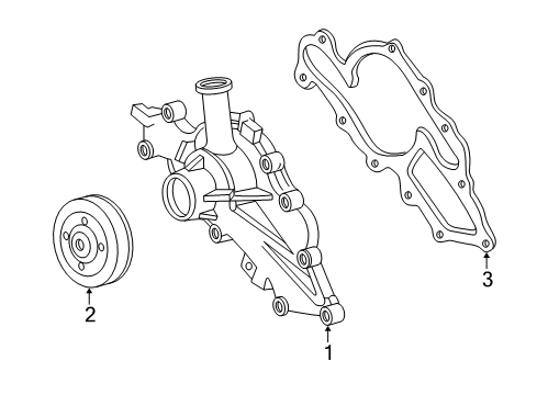 2007 Ford Freestar Water Pump Diagram