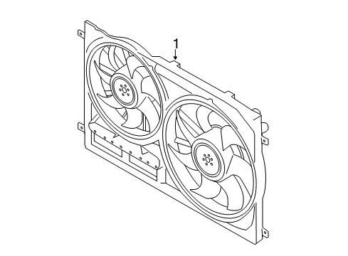 2022 Ford Transit-150 Cooling System, Radiator, Water Pump, Cooling Fan Diagram 2 - Thumbnail