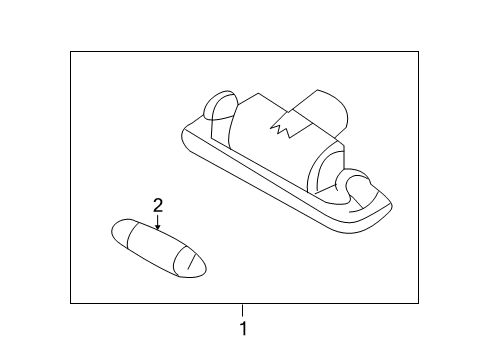 2013 Ford Police Interceptor Sedan Bulbs Diagram 4 - Thumbnail