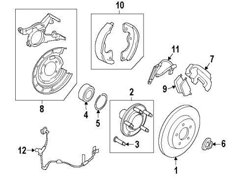 2011 Mercury Mariner Anti-Lock Brakes Diagram 9 - Thumbnail