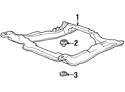 1998 Ford Windstar Insulator Diagram for F58Z-5C148-AB