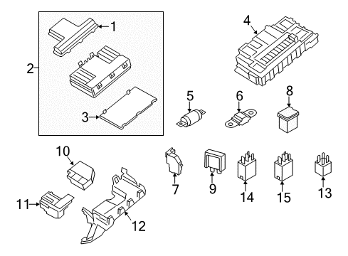 2015 Lincoln MKZ Fuse & Relay Diagram