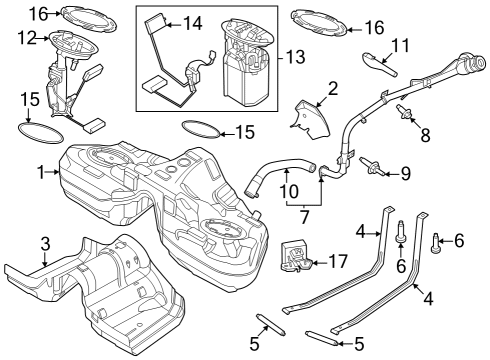 2024 Ford Mustang CONTROL UNIT Diagram for PR3Z-9D370-A