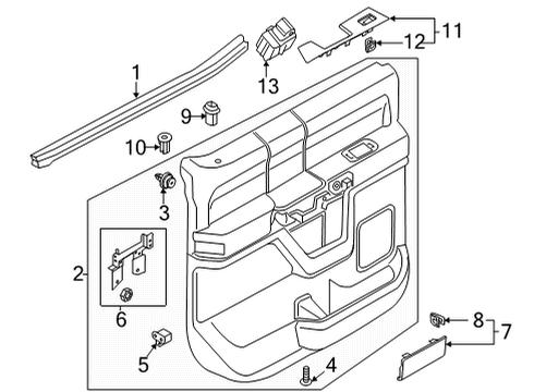 2023 Ford F-150 Rear Door - Electrical Diagram 5 - Thumbnail