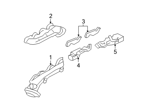 2008 Mercury Mountaineer Exhaust Manifold Diagram 2 - Thumbnail