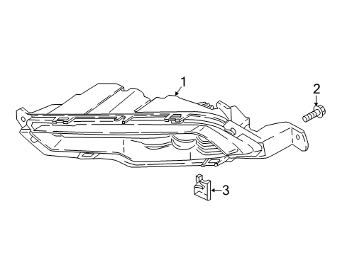 2019 Ford Explorer Chassis Electrical - Fog Lamps Diagram 1 - Thumbnail