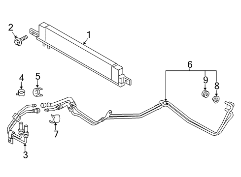 2016 Ford Mustang Trans Oil Cooler Diagram 2 - Thumbnail