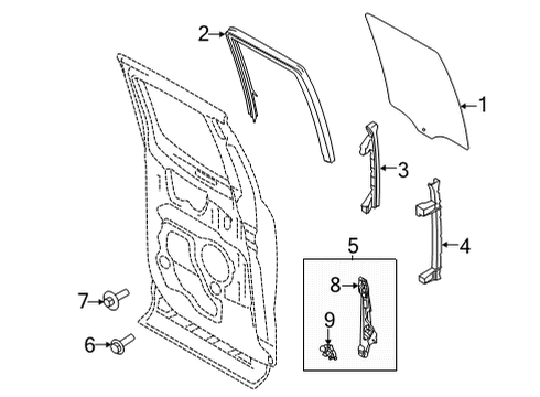 2023 Ford F-150 Rear Door - Electrical Diagram 3 - Thumbnail