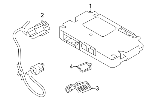 2018 Ford Police Interceptor Sedan Electrical Components Diagram 1 - Thumbnail