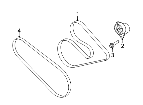 2020 Ford Transit-350 Belts & Pulleys Diagram 2 - Thumbnail