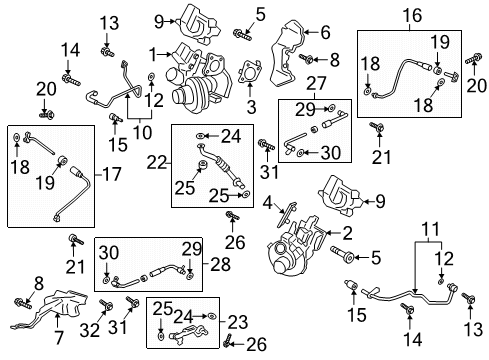 2018 Lincoln Navigator Turbocharger Diagram