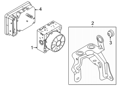 2023 Ford Bronco Sport Anti-Lock Brakes Diagram