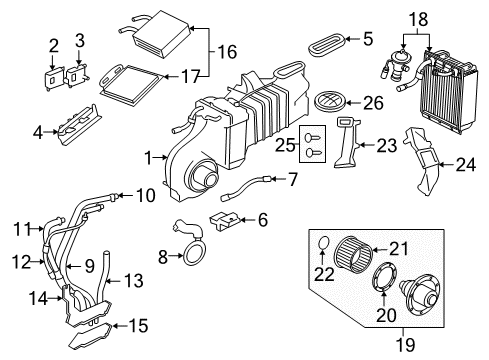 2006 Ford Explorer Auxiliary Heater & A/C Diagram