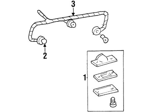 2002 Mercury Grand Marquis License Lamps Diagram