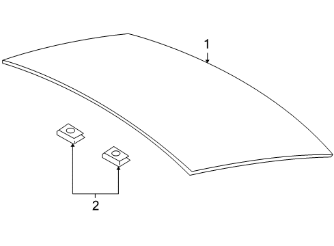 2013 Ford Mustang Back Glass Diagram