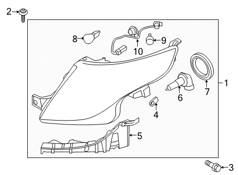 2015 Ford Explorer Headlamps, Electrical Diagram 2 - Thumbnail