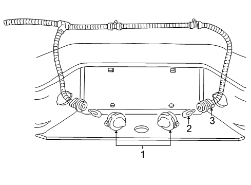 1995 Ford Explorer License Lamps Diagram