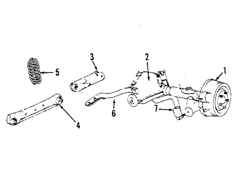 1987 Ford LTD Crown Victoria Rear Brakes Diagram