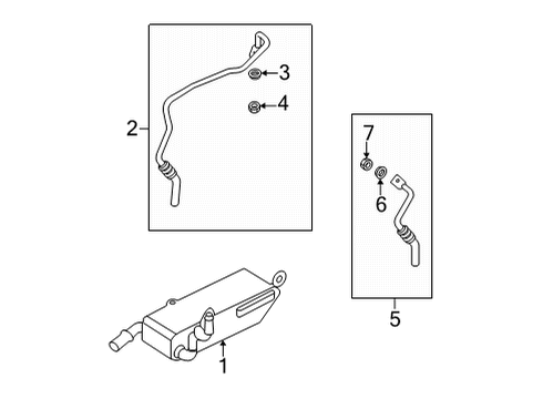 2023 Ford Maverick Oil Cooler Diagram 1 - Thumbnail