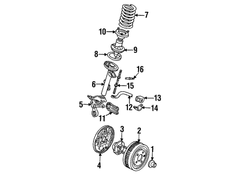 1991 Ford Taurus Kit - Repair Diagram for E6DZ-5A486-A