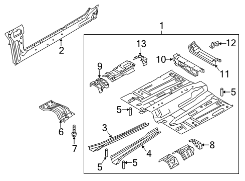 2015 Lincoln MKC Floor Diagram