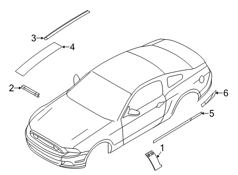 2013 Ford Mustang Stripe Tape Diagram 12 - Thumbnail