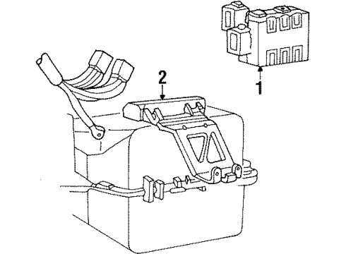 2002 Mercury Grand Marquis Electrical Components Diagram 2 - Thumbnail