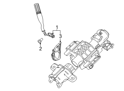 2011 Ford F-150 Shifter Housing Diagram